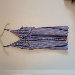 En Creme Striped Summer Dress